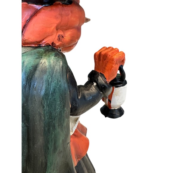 Ashland Halloween Pumpkin Witch Figurine Lantern Frog Table Decor 8.5" - Picture 2 of 5